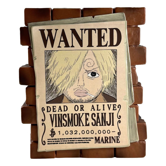 One Piece Coin Bank Sanji Wanted  3521320802824