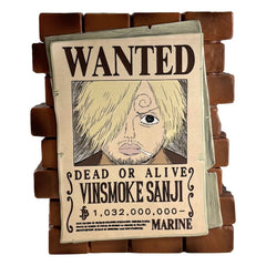 One Piece Coin Bank Sanji Wanted  3521320802824