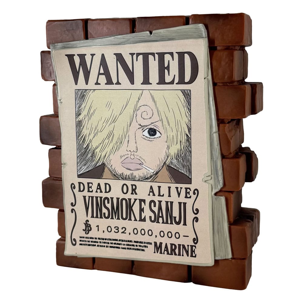 One Piece Coin Bank Sanji Wanted  3521320802824