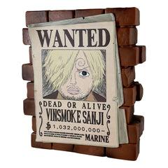 One Piece Coin Bank Sanji Wanted  3521320802824