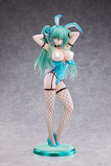 Original Character PVC Statue 1/4 Green Twin Tail Bunny-chan Fishnet Tights Ver. 43 cm 4897136260240