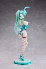 Original Character PVC Statue 1/4 Green Twin Tail Bunny-chan Fishnet Tights Ver. 43 cm 4897136260240