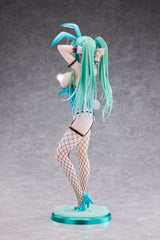 Original Character PVC Statue 1/4 Green Twin Tail Bunny-chan Fishnet Tights Ver. 43 cm 4897136260240