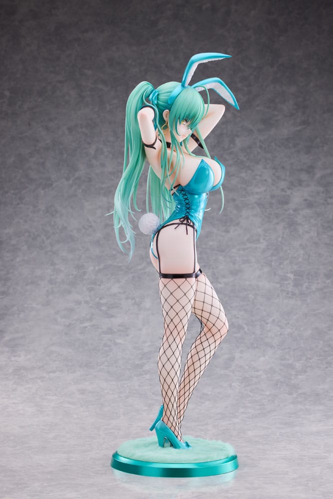 Original Character PVC Statue 1/4 Green Twin Tail Bunny-chan Fishnet Tights Ver. 43 cm 4897136260240