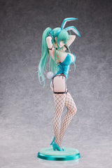 Original Character PVC Statue 1/4 Green Twin Tail Bunny-chan Fishnet Tights Ver. 43 cm 4897136260240