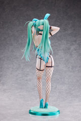 Original Character PVC Statue 1/4 Green Twin Tail Bunny-chan Fishnet Tights Ver. 43 cm 4897136260240