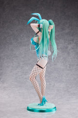 Original Character PVC Statue 1/4 Green Twin Tail Bunny-chan Fishnet Tights Ver. 43 cm 4897136260240