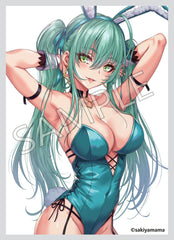 Original Character PVC Statue 1/4 Green Twin Tail Bunny-chan Fishnet Tights Ver. 43 cm 4897136260240