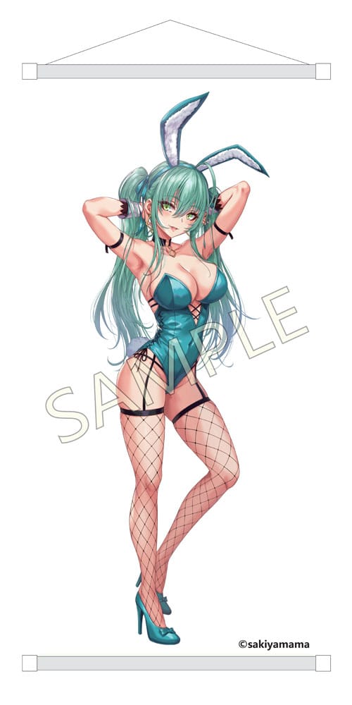 Original Character PVC Statue 1/4 Green Twin Tail Bunny-chan Fishnet Tights Ver. 43 cm 4897136260240