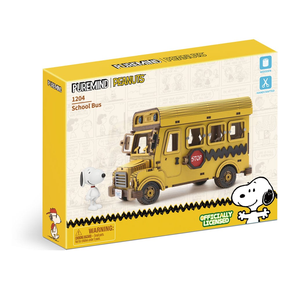 Peanuts Puremind Construction School Bus 6973817323140