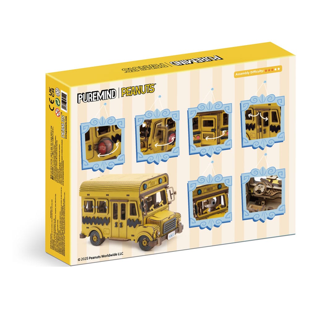 Peanuts Puremind Construction School Bus 6973817323140