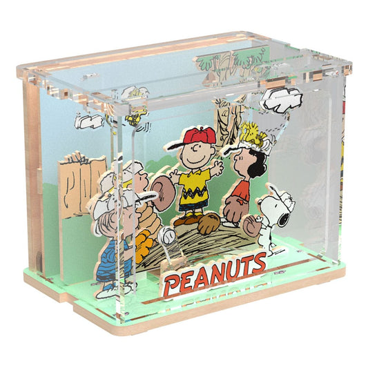 Peanuts Puremind DIY Construction Mini Scene Baseball Time 6973817323058