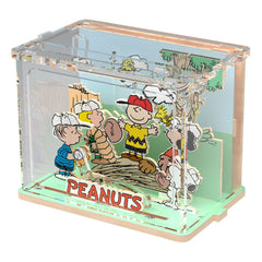 Peanuts Puremind DIY Construction Mini Scene Baseball Time 6973817323058