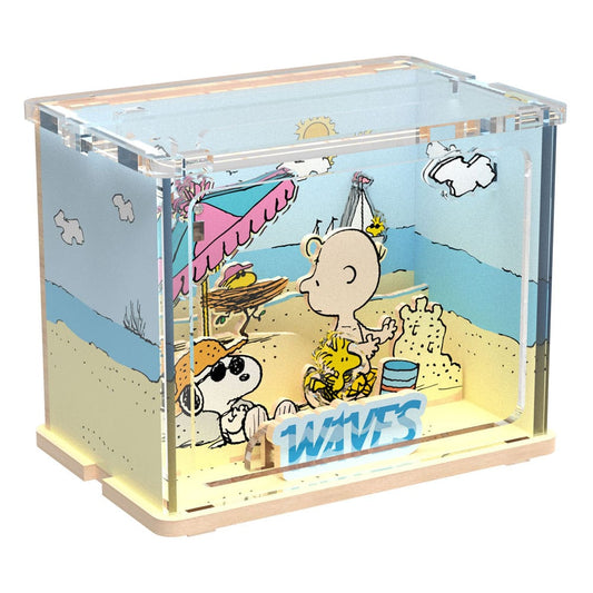 Peanuts Puremind DIY Construction Mini Scene Chilling at the Beach 6973817323409