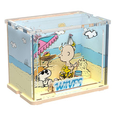 Peanuts Puremind DIY Construction Mini Scene Chilling at the Beach 6973817323409