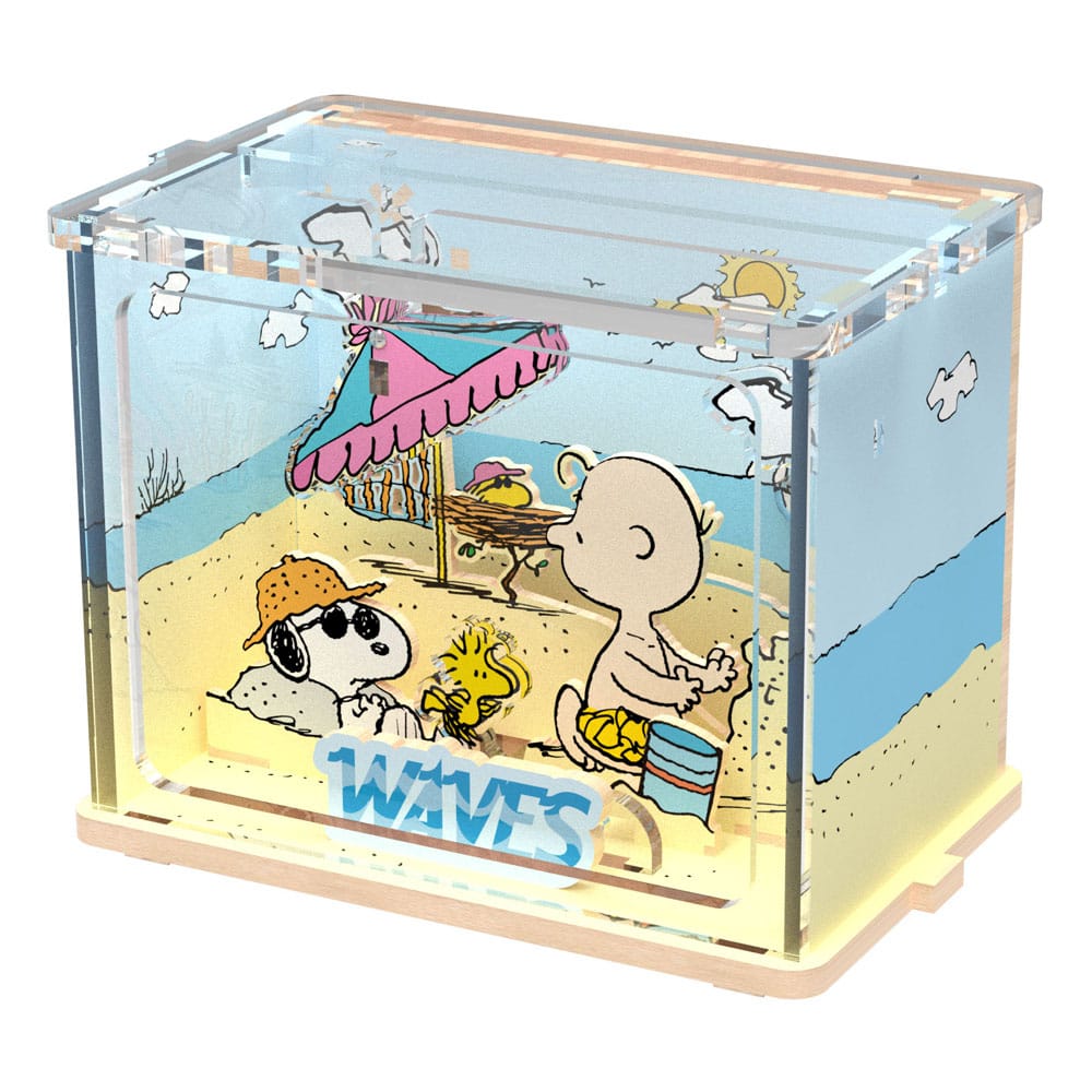 Peanuts Puremind DIY Construction Mini Scene Chilling at the Beach 6973817323409