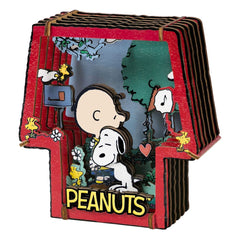 Peanuts Puremind Model Kit Wooden Theater Healing Hug 6973817323072