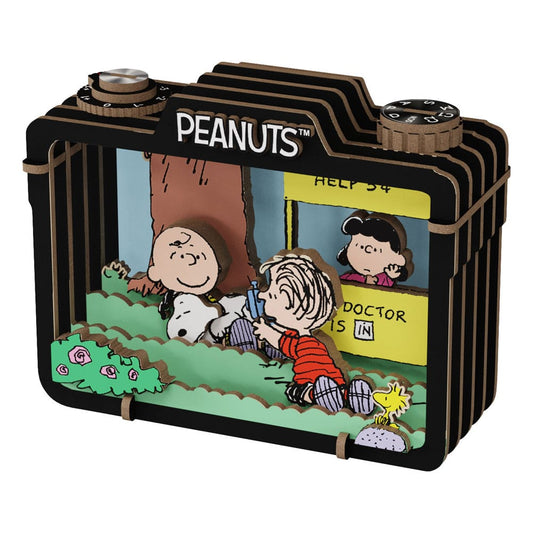 Peanuts Puremind Model Kit Wooden Theater Summer Snapshot 6973817323362