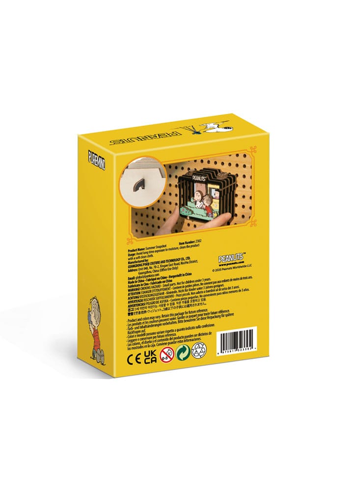 Peanuts Puremind Model Kit Wooden Theater Summer Snapshot 6973817323362