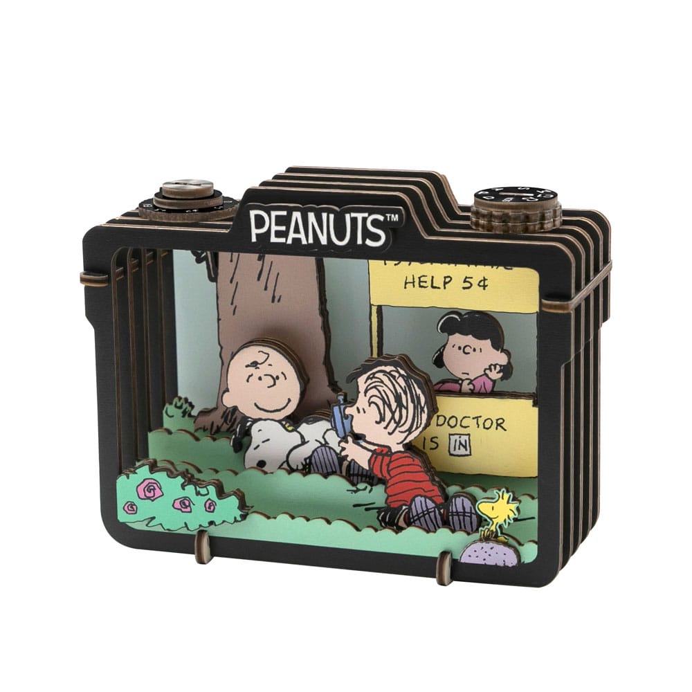 Peanuts Puremind Model Kit Wooden Theater Summer Snapshot 6973817323362
