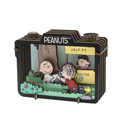 Peanuts Puremind Model Kit Wooden Theater Summer Snapshot 6973817323362