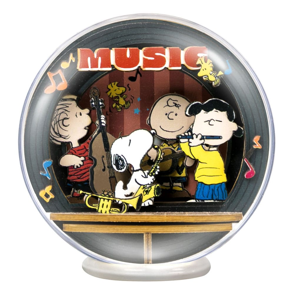 Peanuts Puremind Model Kit Globe Wooden Theater Globe Night of Music 6973817323089