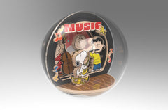 Peanuts Puremind Model Kit Globe Wooden Theater Globe Night of Music 6973817323089
