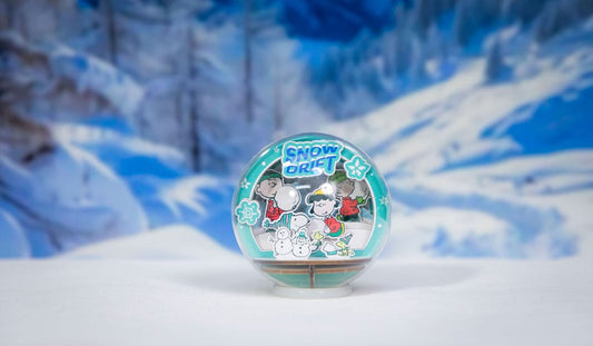 Peanuts Puremind Model Kit Wooden Theater Globe Snow Drift 6973817323188