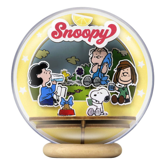 Peanuts Puremind Model Kit Wooden Theater Globe Picnic Party 6973817323195