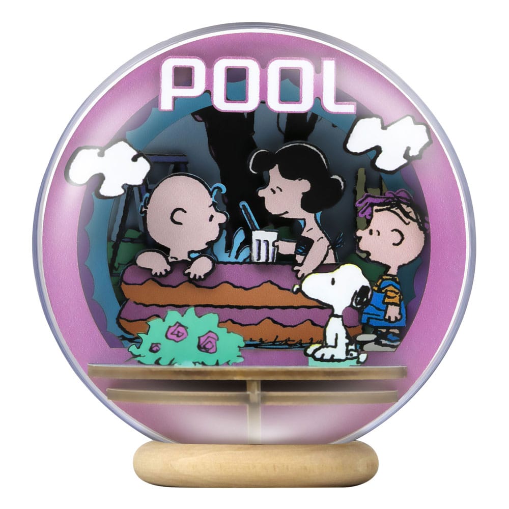 Peanuts Puremind Model Kit Wooden Theater Globe Cool Pool 6973817323201