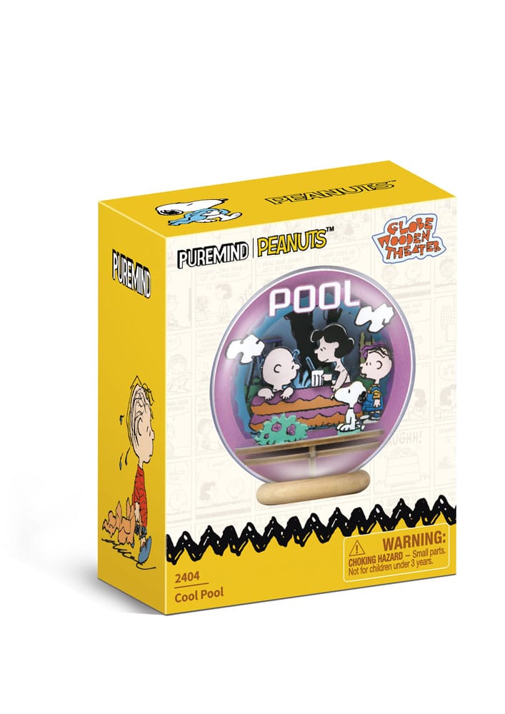 Peanuts Puremind Model Kit Wooden Theater Globe Cool Pool 6973817323201