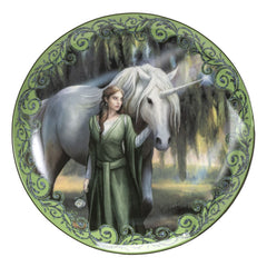Anne Stokes Plates 4-Pack Unicorn and Maiden 0726549140631