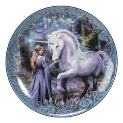 Anne Stokes Plates 4-Pack Unicorn and Maiden 0726549140631