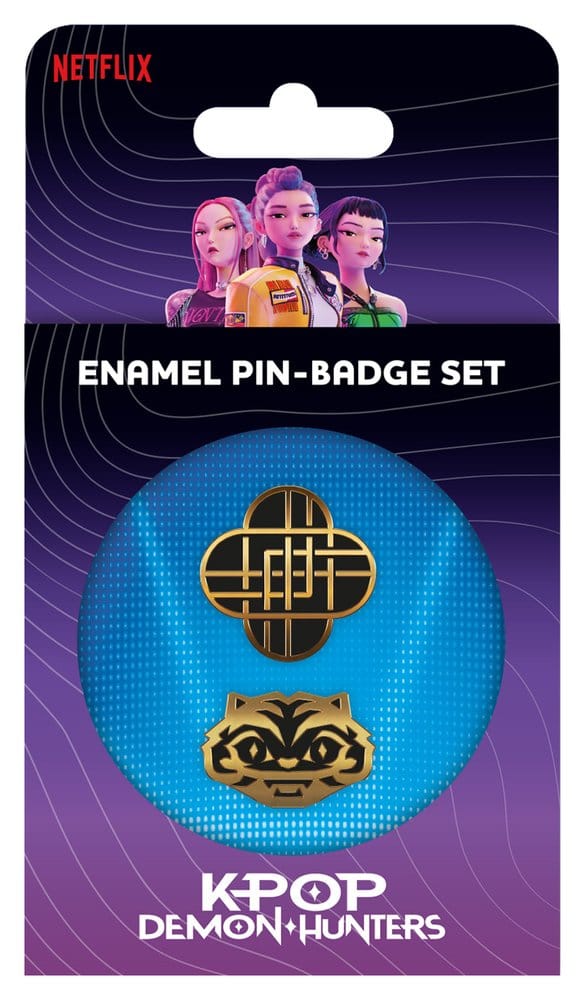 KPop Demon Hunters Pin-Badge Set Golden 5063457098322