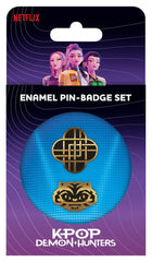 KPop Demon Hunters Pin-Badge Set Golden 5063457098322