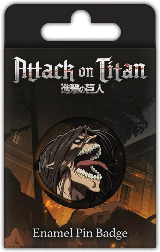 Attack on Titan Emaille Anstecker S3 (Eren Titan Rage)Attack on Titan Enamel Pin Badge S3 (Eren Titan Rage)Attack on Titan Pin's en émail S3 (Eren Titan Rage)Attack on Titan Pin Esmaltado S3 (Eren Titan Rage) 5050293759173