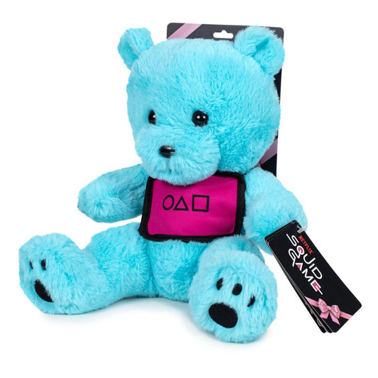 Squid Game Plush Figure Teddy Bear with Backing Card Packaging 25 cm 8425611333934