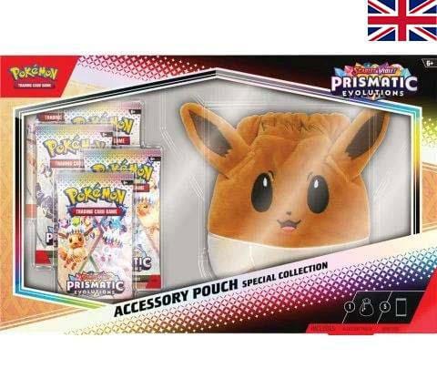 Pokémon TCG Scarlet & Violet 08.5 Prismatic Evolutions Eevee Accessory Pouch Collection *English Version* 0196214106017