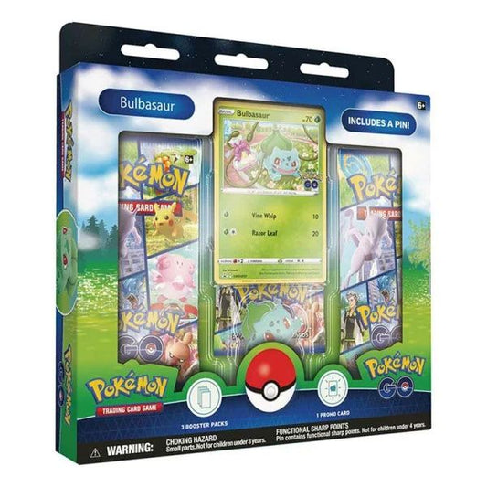 Pokémon TCG GO Pin Box Bulbasaur (6) *English Version* 0820650870811
