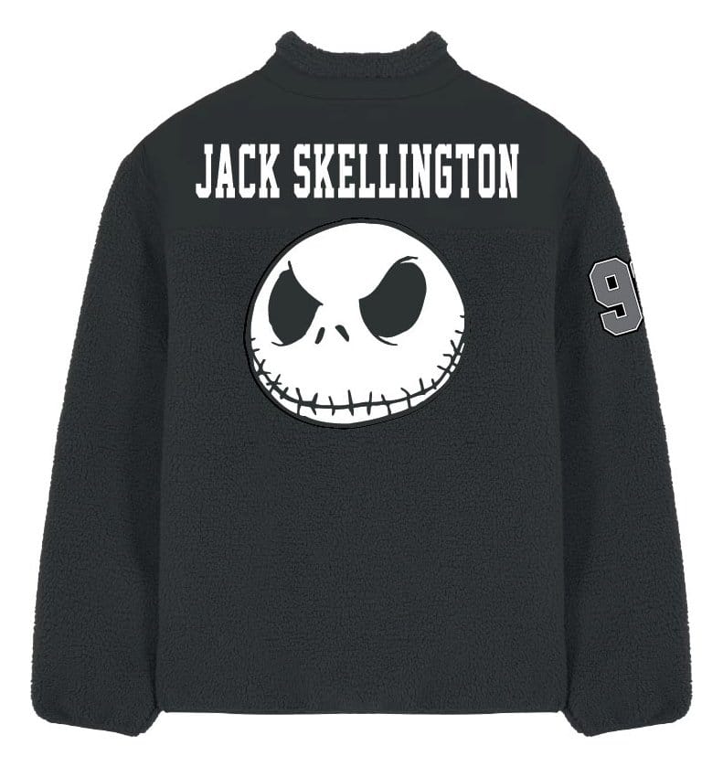 The Nightmare Before Christmas Jack Skellington Sherpa Jacket Size S 3664794799709