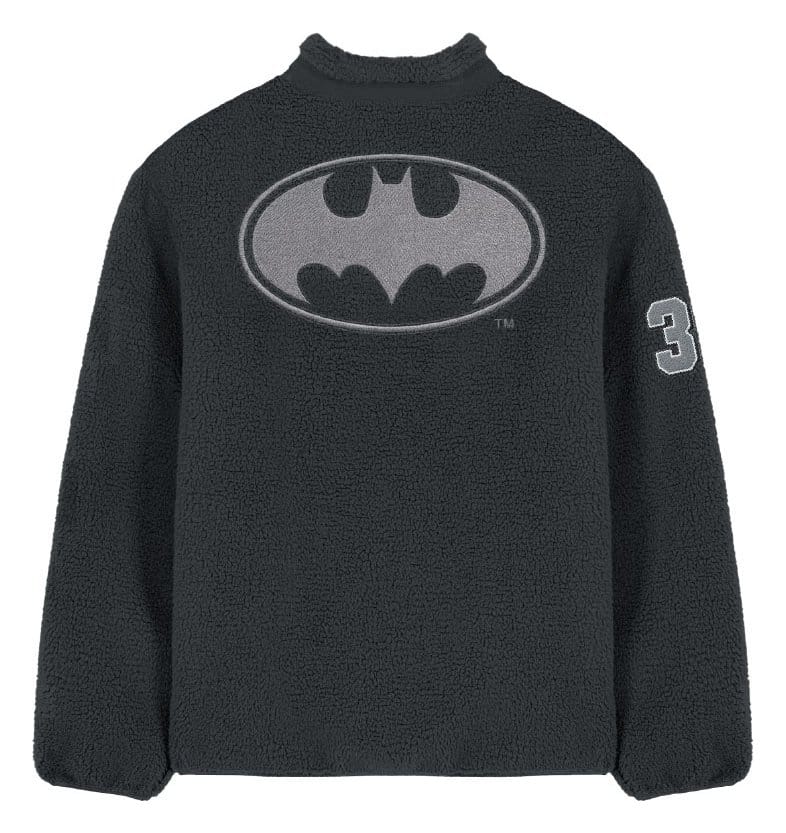 DC Comics Sherpa Jacket Batman Logo Size S 3664794799808