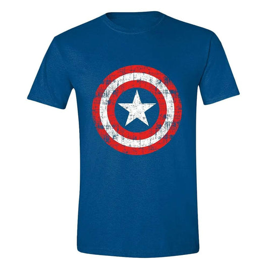 Marvel T-Shirt Captain America Cracked Shield Size S 5057736988695