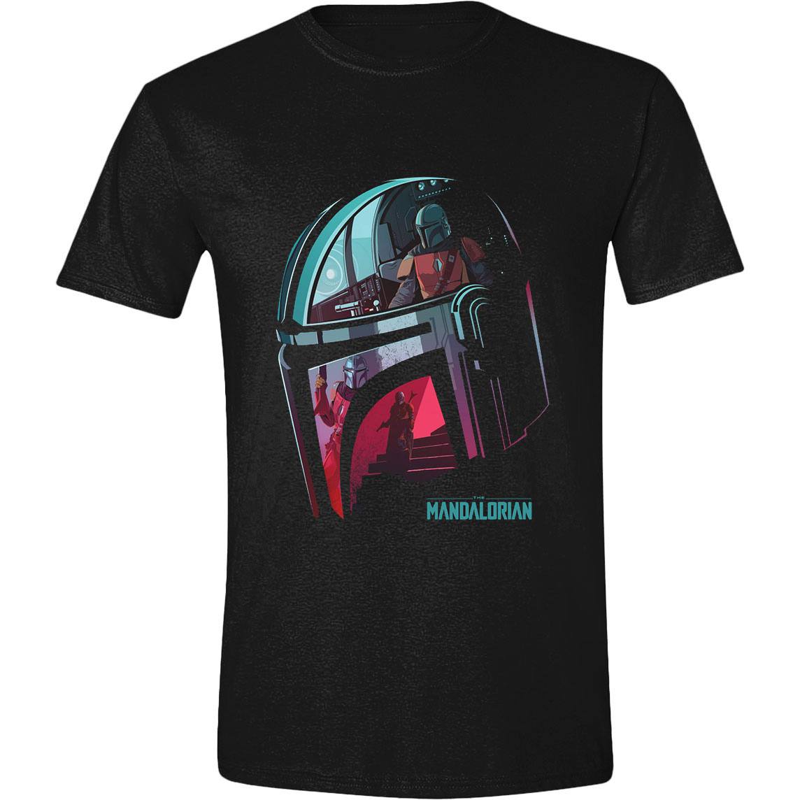 Star Wars The Mandalorian T-Shirt Reflection Size M 5059568169334