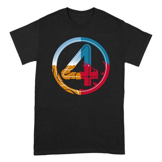 Fantastic Four T-Shirt Element Logo Size S 5063609255757