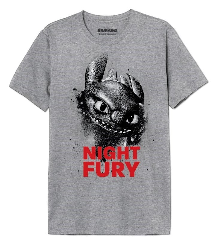How to Train Your Dragon T-Shirt Night Fury Size S 3664794821707