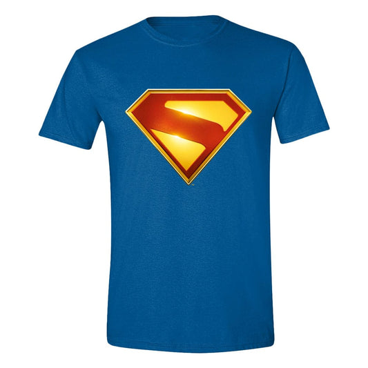DC Comics T-Shirt Superman Gleaming Logo  Size S 5063609355259