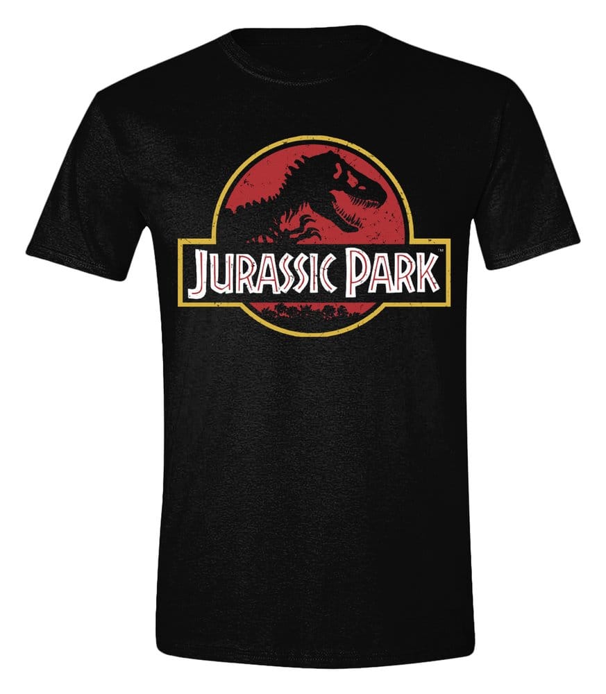 Jurassic Park T-Shirt Vintage Logo Size S 3664794029882