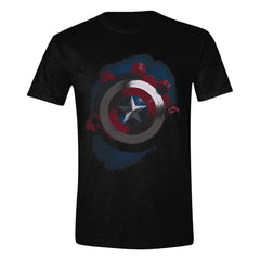 Captain America Brave New World T-Shirt Captain America Shield with Red Size S 5063609271832
