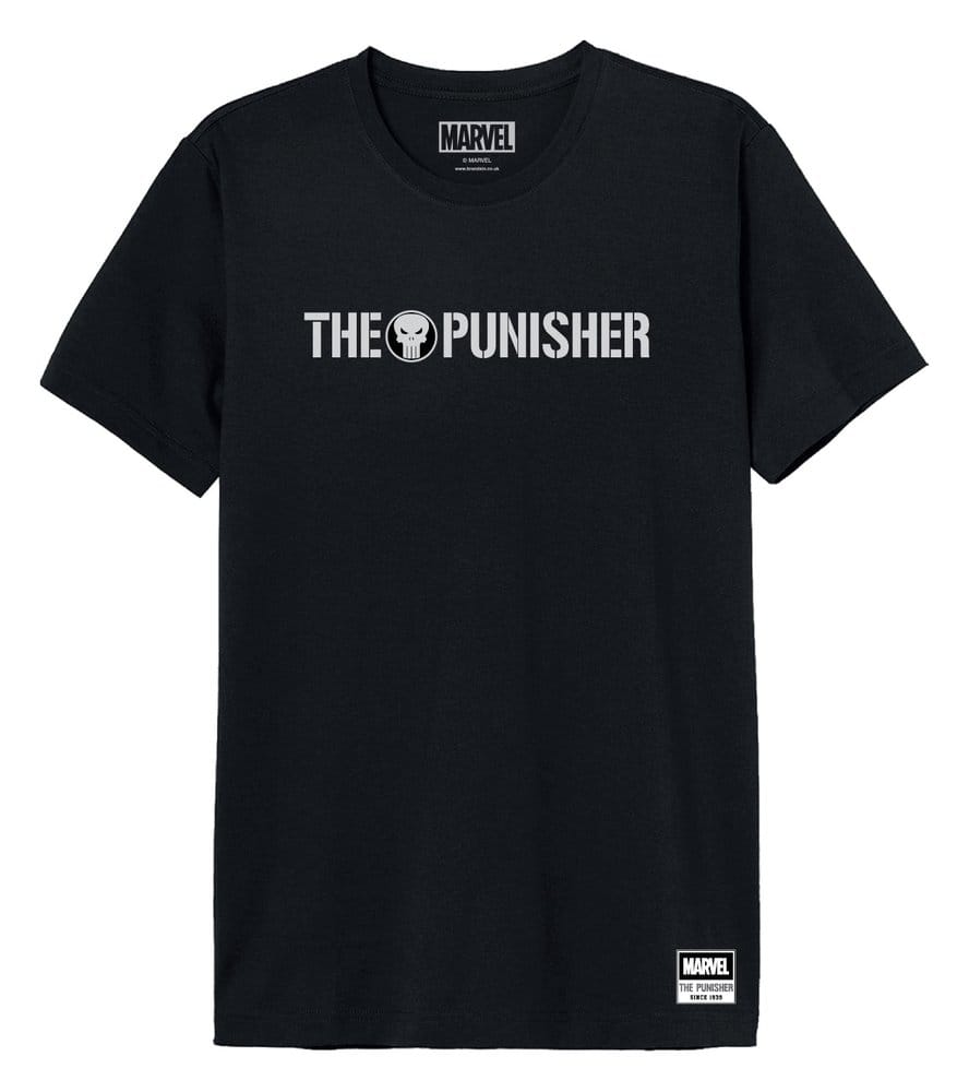 Marvel T-Shirt The Punisher Text Logo Size S 3664794817878