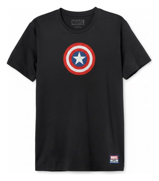 Marvel T-Shirt Captain America Shield Logo Size S 3664794817670